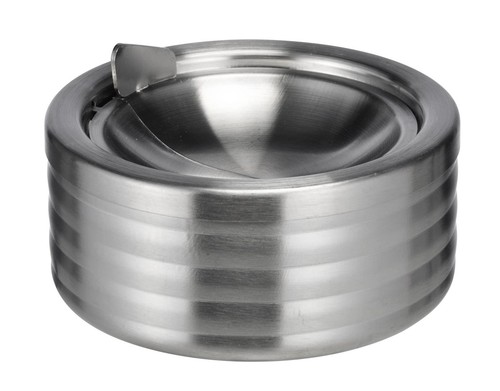 Edelstahl aschenbecher mit - aschenbecher,