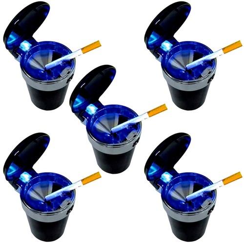 Led sturmaschenbecher auto - 5x,