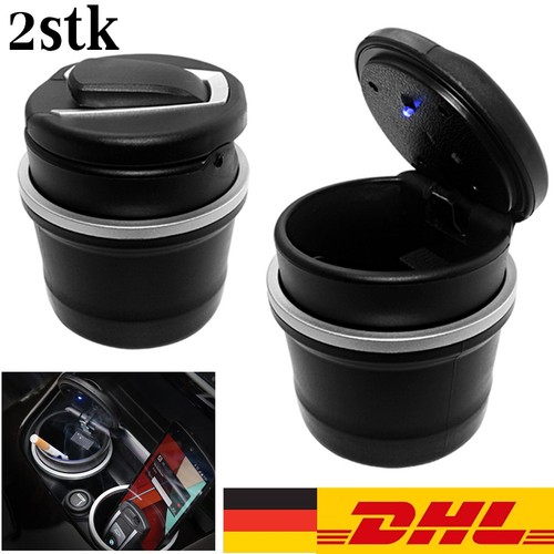 Auto aschenbecher mit led - 2x,